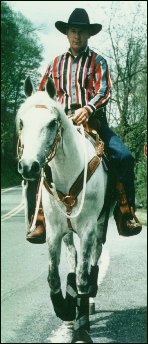 John Lyons on horse