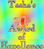 Tasha's Award of Excellence