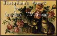 MistyRain's Award for Excellent Web Design