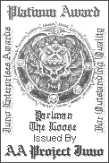 Juno Platinum Award for Outstanding Quality